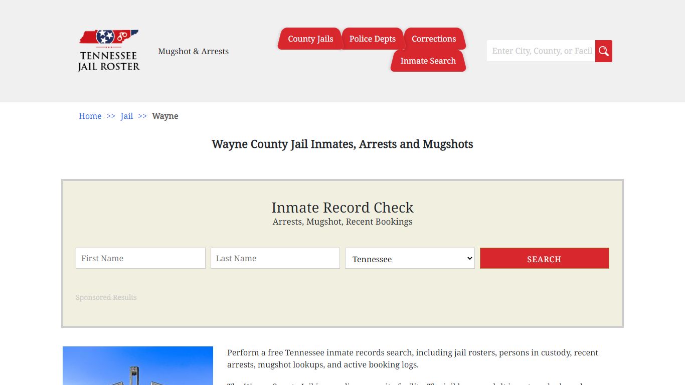 Wayne County Jail Inmates, Arrests and Mugshots - Jail Roster Search